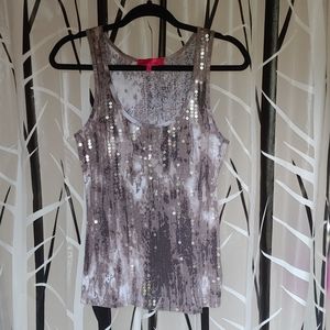 Tank top sequins